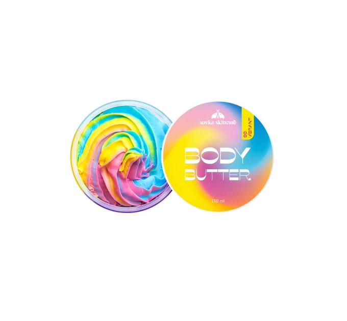 Баттер для тела Fruit Rainbow от Sovka Skincare в формате 150 мл