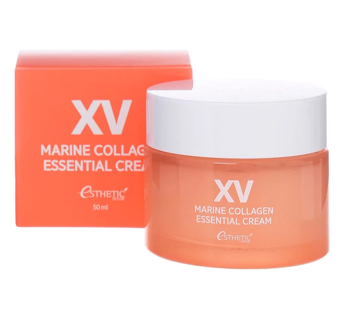 Інтенсивний зволожуючий крем для обличчя Esthetic House XV Marine Collagen з морським колагеном 50 мл (EH 10566) купити в agon-v.com.ua