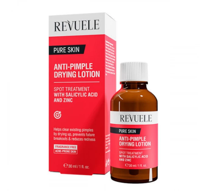 REVUELE Anti-Pimple: Эффективный Лосьон 30 мл для Подсушки Прыщей 5060565107892