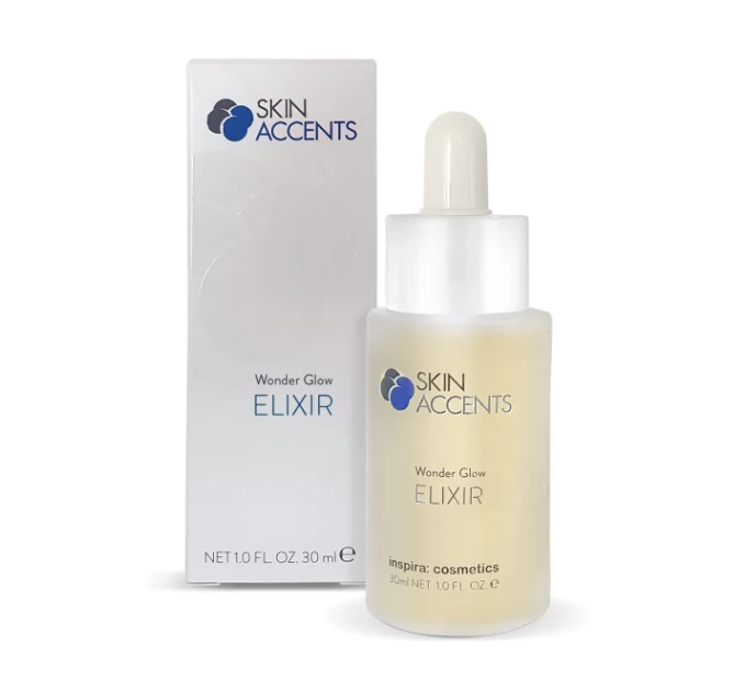Сыворотка для разглаживания кожи Inspira:cosmetics Wonder Glow ELIXIR Skin Accents 30 мл 4251059302027 – Эликсир молодости от Агонь-В