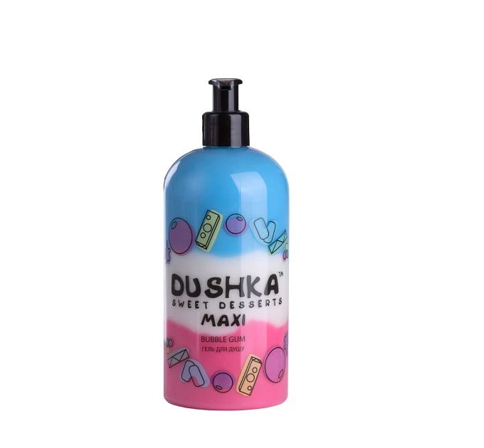 Гель для душу Bubble Gum MAXI Dushka 500 мл: солодкий душ!