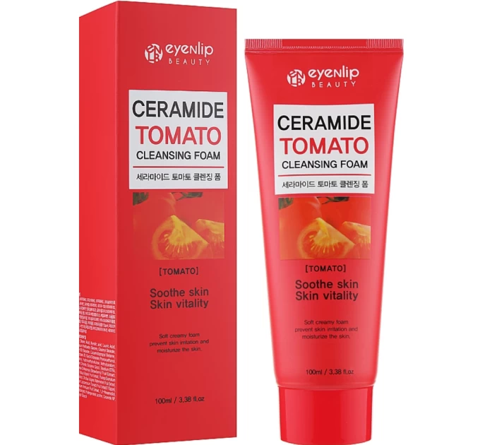 Очищуючий пенка з томатом Eyenlip Ceramide Tomato Cleansing Foam 100 мл