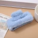 Крабик плюшевый для волос ANbeauty Квадрат Blue (AN0103274) - Стиль и Удобство от agon-v.com.ua