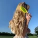 Идеальная расческа для волос ANbeauty в салатовом исполнении (AN0103214)