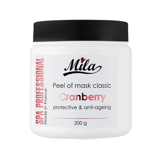Альгінатна маска проти зморшок Журавлина Cranberry Mask Mila Perfect 200 г (3702261028201) - Ідеальне омолодження для вашої шкіри