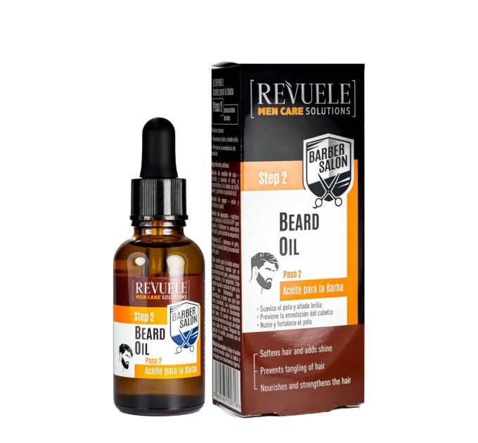 Масло для бороды REVUELE Men Care 30 мл — Идеальный уход и смягчение бороды