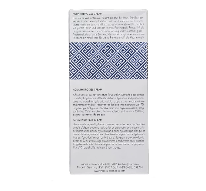 Интенсивный увлажняющий крем Only Mykonos Blue Aqua Hydro Gel Cream 50 мл от Inspira:cosmetics для глубокого ухода