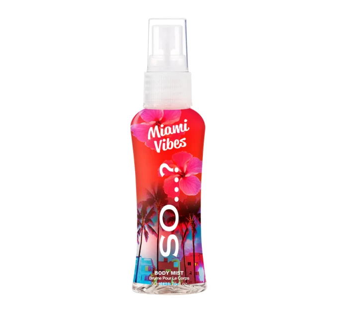 Освежающий спрей для тела Miami Vibes Body Mist So...? 50 мл – летний аромат, который дарит ощущение Майами
