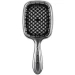 Расческа Janeke Superbrush LUX в серебре с черным.