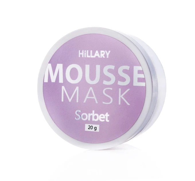 Мусс-маска Sorbet Hillary 20 г: смягчение и освежение для вашего лица