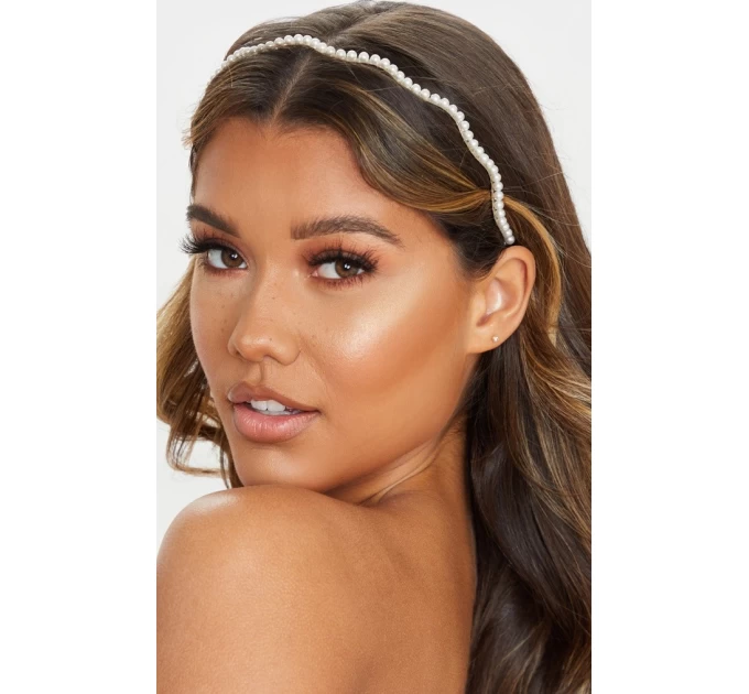 Обруч PrettyLittleThing One Size белый - стильный аксессуар для завершения вашего образа