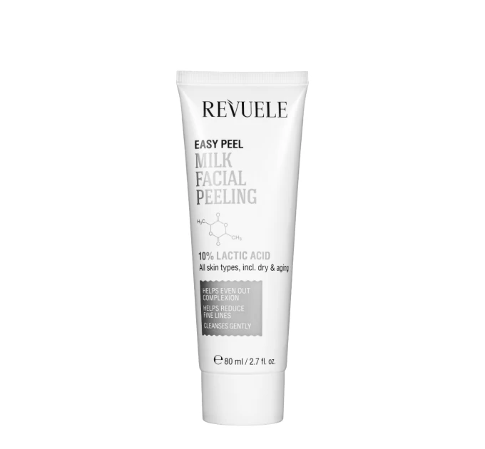 Эффективный молочный пилинг для лица REVUELE Easy Peel Milk 80 мл – обновление кожи с нежностью