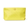 Косметичка VICTORIA'S SECRET Travel Pouch в желтом эко-коже