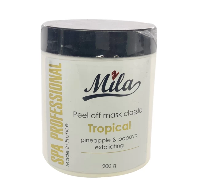 Альгинатная Маска Mila Mask Classic Tropical с Ананасом и Папайей 200 г - Идеальное Увлажнение и Сияние