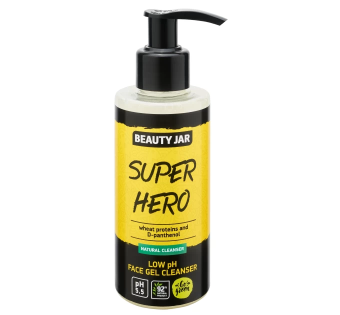 Гель для умивання Super hero Beauty Jar - боротьба зі забрудненням на 150 мл