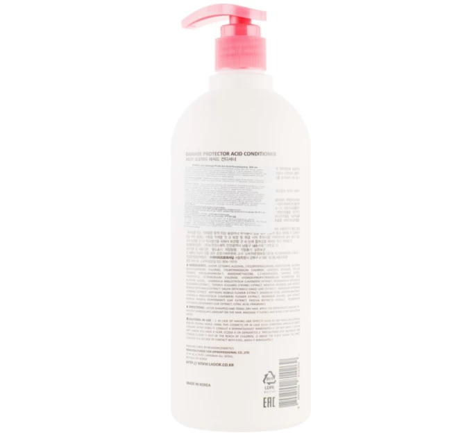 La'dor Damage Protector Acid Conditioner: шелковые протеины для сухих волос