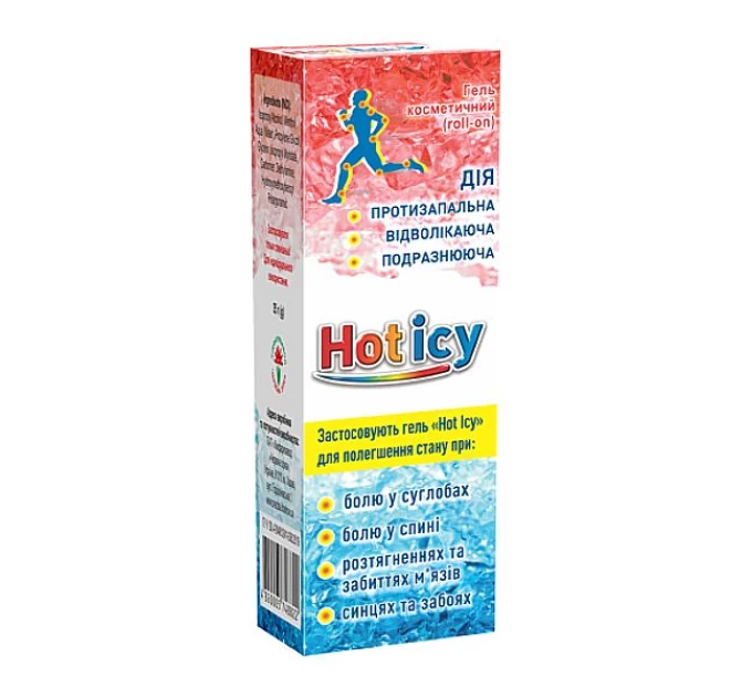 Освежающий и успокаивающий гель Hot Icy roll on 35 г (123) для идеального ухода – только на agon-v.com.ua