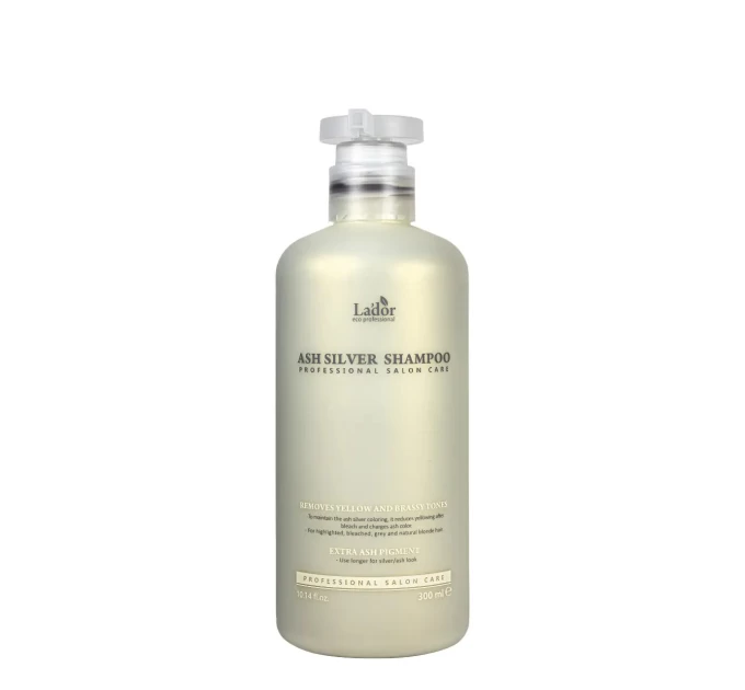 La'dor Ash Silver Shampoo 300 мл: Бессульфатное решение для устранения желтизны волос