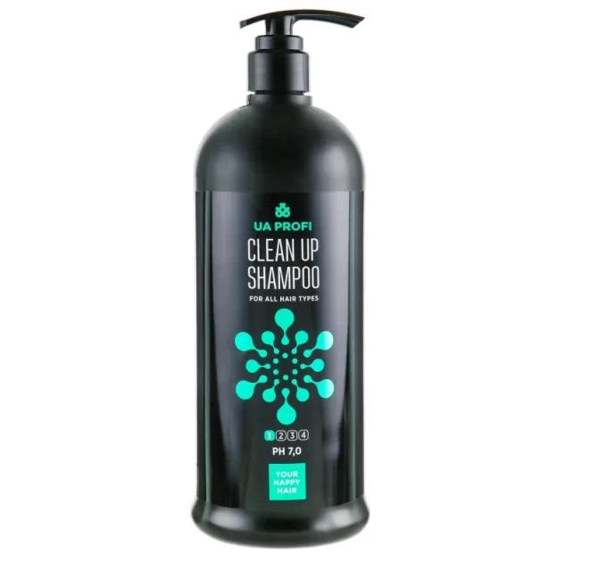 Шампунь CLEAN UP SHAMPOO для всіх типів волосся UA Profi 3000 мл - глибоке очищення волосся
