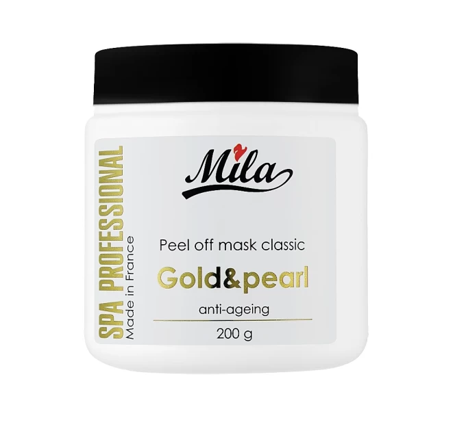 Альгинатная маска с золотом и жемчугом Mila Peel Off Mask Enjoy Gold против морщин 200 г