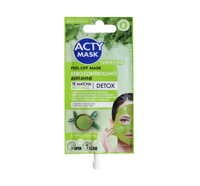 Маска для лица Acty Mask з алое вера - ефективний антиблеск у 15 мл