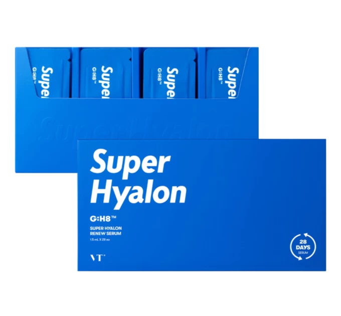 Увлажняющая сыворотка VT Cosmetics Super Hyalon Renew Serum 28х1,5 мл для сияющей кожи лица
