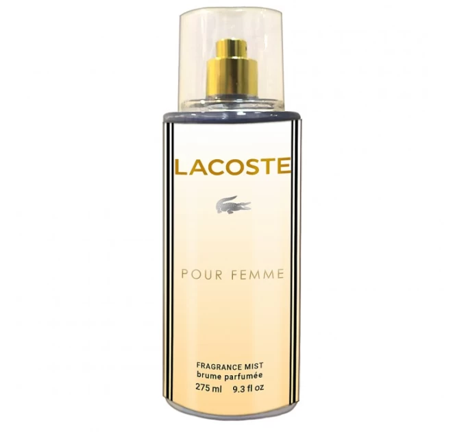 Розкішний парфумований спрей для тіла Lacoste Pour Femme 275 мл - вишуканий аромат на agon-v.com.ua
