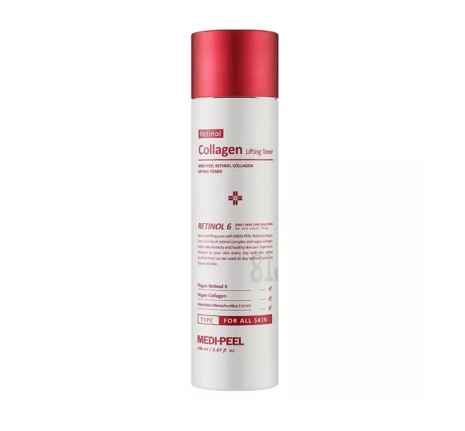 Идеальный тонер для лица с ретинолом и коллагеном MEDI-PEEL Retinol Collagen Lifting 150 мл — омоложение и упругость кожи