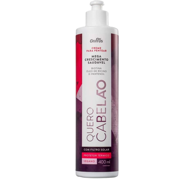 Кондиціонер Griffus Creme De Pentear Quero Cabelao: стимуляція росту волосся