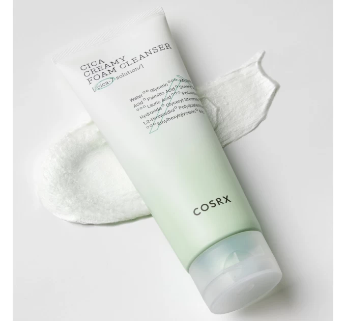 Пенка для умивання Pure Fit Cica Creamy Foam Cleanser COSRX 150 мл - ефективний очищувач шкіри.