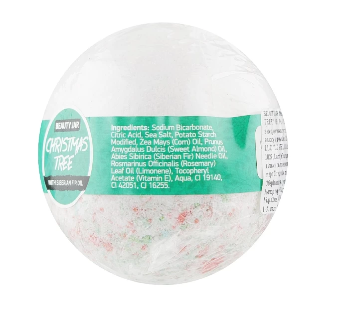 Роскошная ванна с Бомбочкой Christmas Tree Beauty Jar 150 г на agon-v.com.ua
