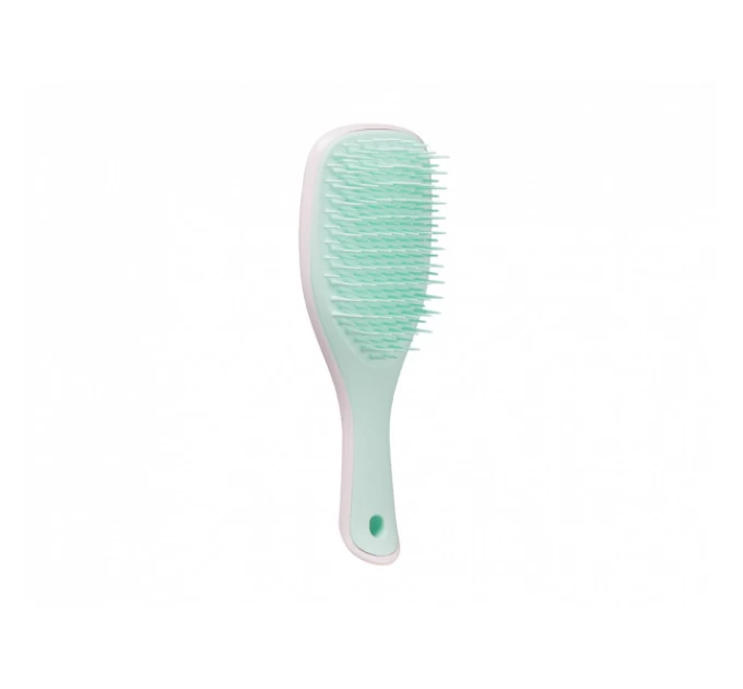 Теперь в мини-версии: розово-салатовый гребень Tangle Teezer The Wet Detangler Mini для идеального расчесывания волос