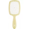 Удобная и стильная желтая щетка для волос Superbrush Small Janeke