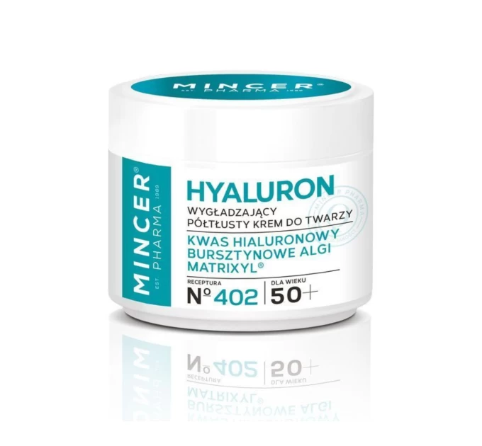 Улучшите качество кожи с разглаживающим кремом Mincer Pharma hyaluron 50+ №402