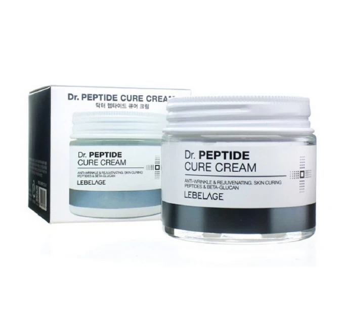 Крем для лица с пептидами Lebelage Dr. Peptide Cure Cream 70 мл – Ваше решение для омоложения кожи