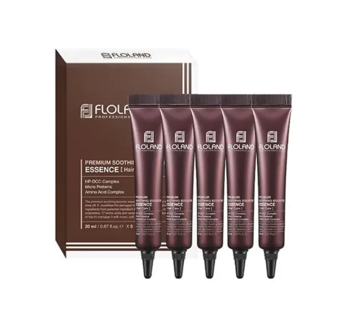 Набор эссенций для восстановления поврежденных волос Floland Premium Soothing Booster Essence 20 мл 5 шт (8809708710363) в Агонь-В