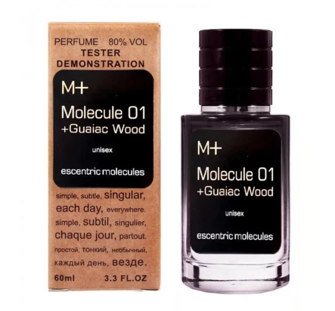 Унікальний аромат: Парфум Escentric Molecules Molecule 01 + Guaiac Wood - Селективний Тестер 60 мл на agon-v.com.ua