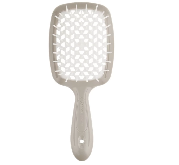 Щетка для волос серая с белым Superbrush Janeke: ідеальний догляд