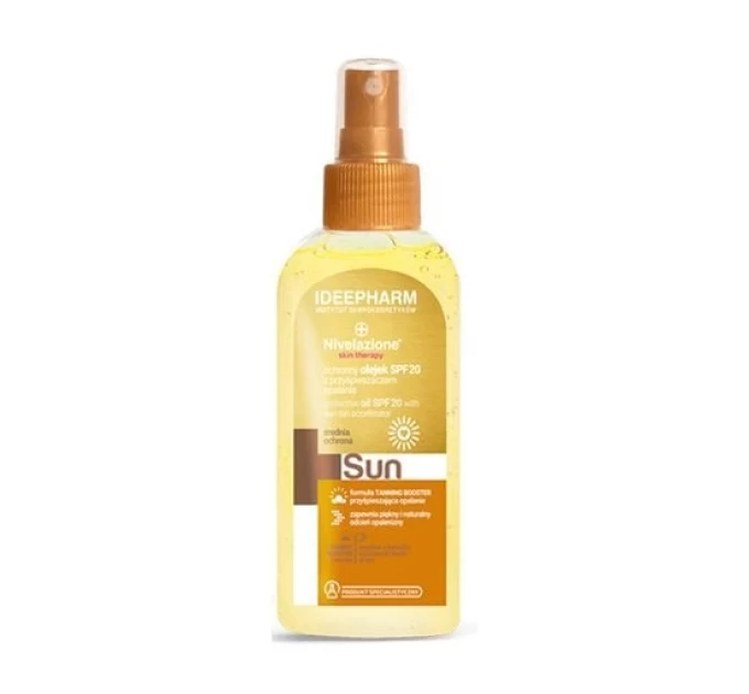 Масло солнцезащитное SPF20 Nivelazione Skin Therapy Sun Farmona: Быстрый загар и защита в одном!