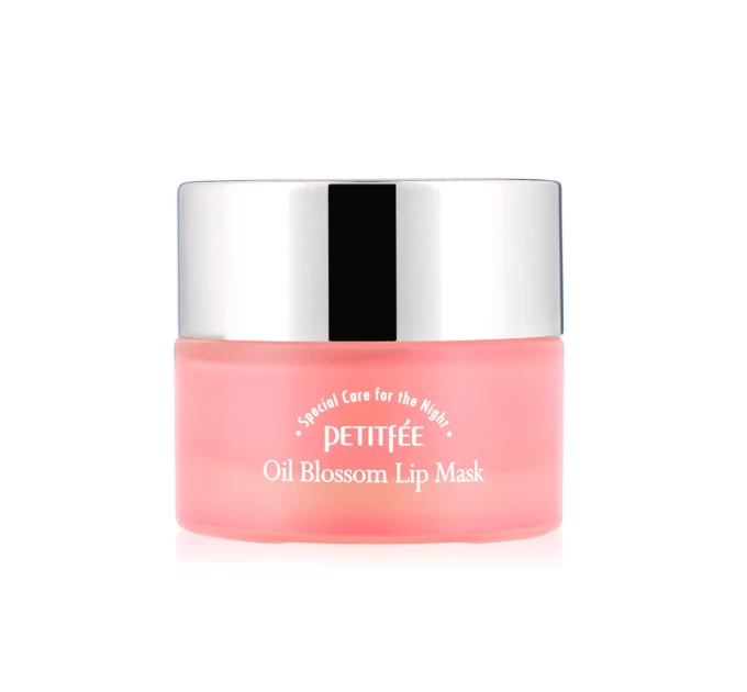 Нежный уход для губ: Маска с маслом камелии Petitfee & Koelf Oil Blossom Lip Mask 15 г