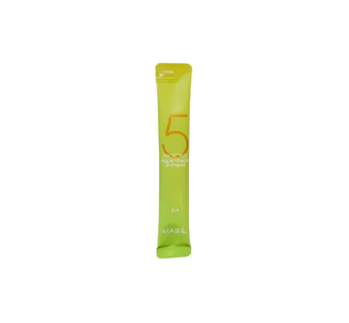 Шампунь Masil 5 Probiotics Apple Vinegar 8ml: блиск волосся та лікування проблем шкіри голови