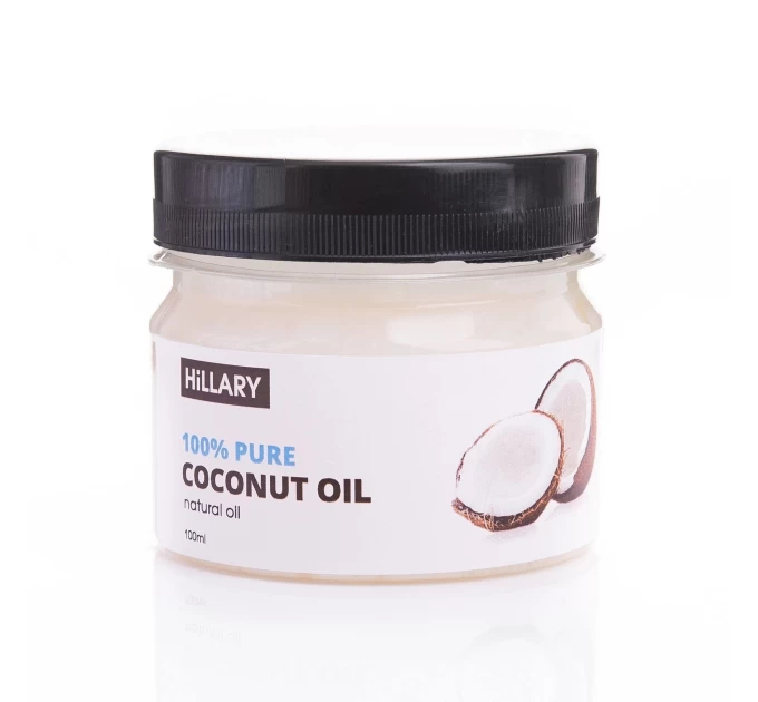 Рафінована кокосова олія Pure Coconut Oil Hillary 100 мл: натуральна краса та догляд