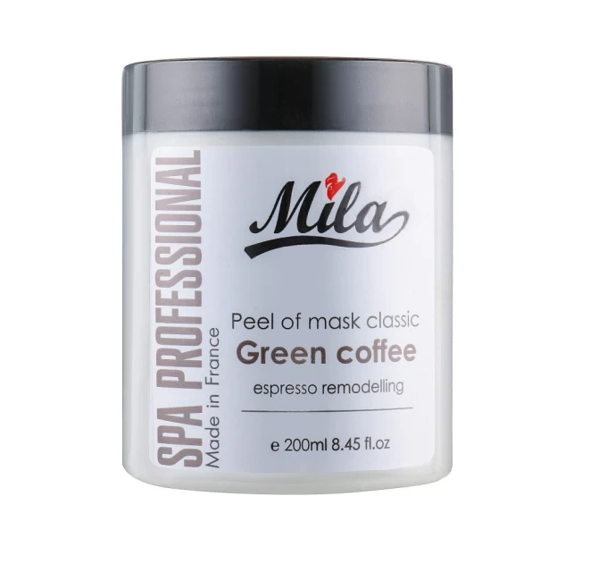 Альгинатная маска Espresso Remodelling с зеленым кофе Mila Perfect: мгновенное омоложение 200 г (3702261137200)