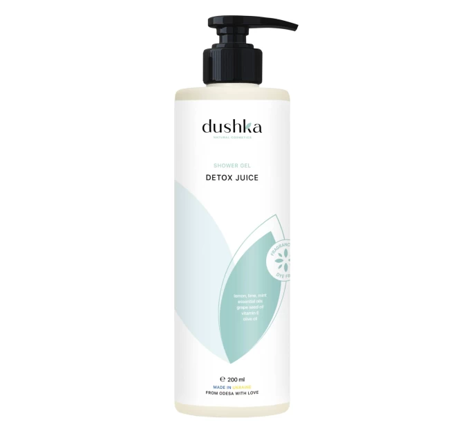 Освежающий Гель для душа Dushka Detox Juice 200 мл: природная чистота и уход на каждый день