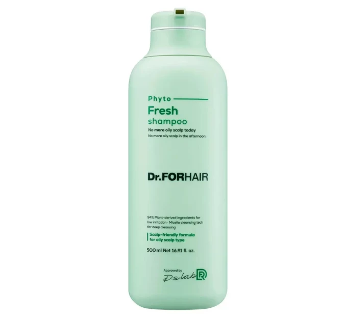 Мицеллярный шампунь Dr.FORHAIR Phyto Fresh: идеальное решение для жирной кожи головы!