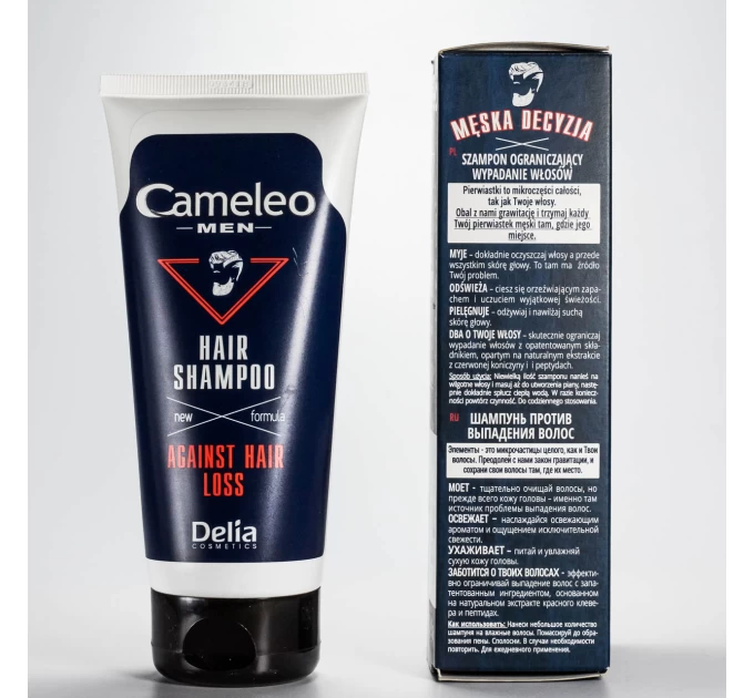 Шампунь Delia Cosmetics Cameleo Men против выпадения волос 150 мл — надежное решение для мужчин