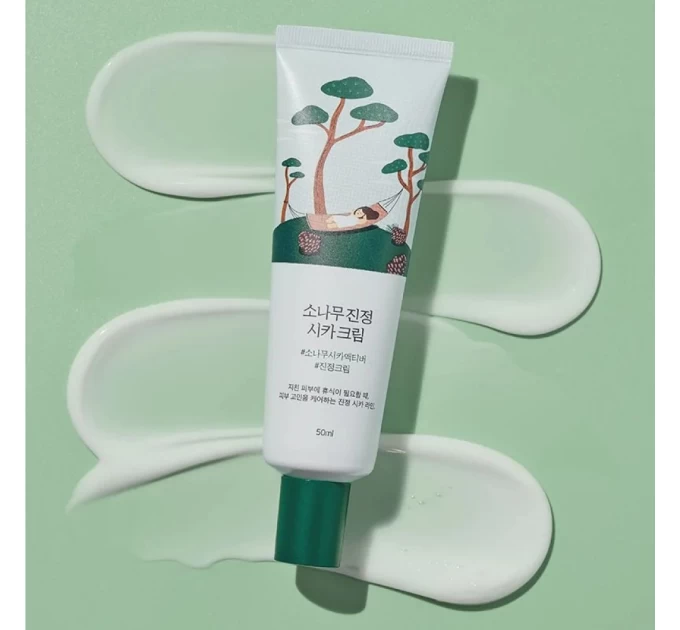 Успокаивающий крем с экстрактом игл сосны ROUND LAB Pine Calming Cica Cream