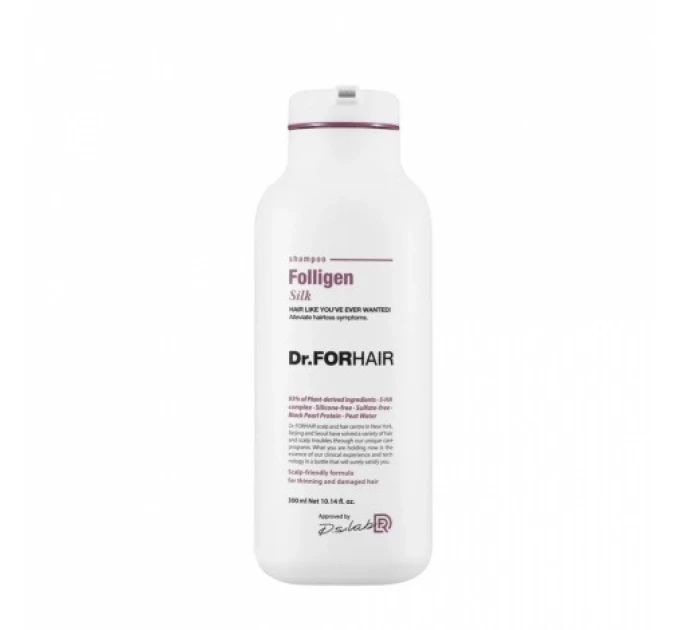 Dr.FORHAIR Folligen Silk Shampoo: уход для сухих волос.