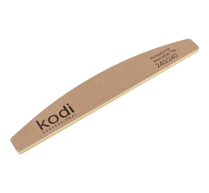 Підкресли свою красу з пилкою для нігтів Kodi Professional №3 240/240 (00-00064971) у формі напівмісяця на agon-v.com.ua