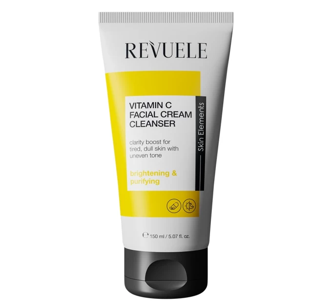 Glowing skin with VITAMIN C Revuele face wash